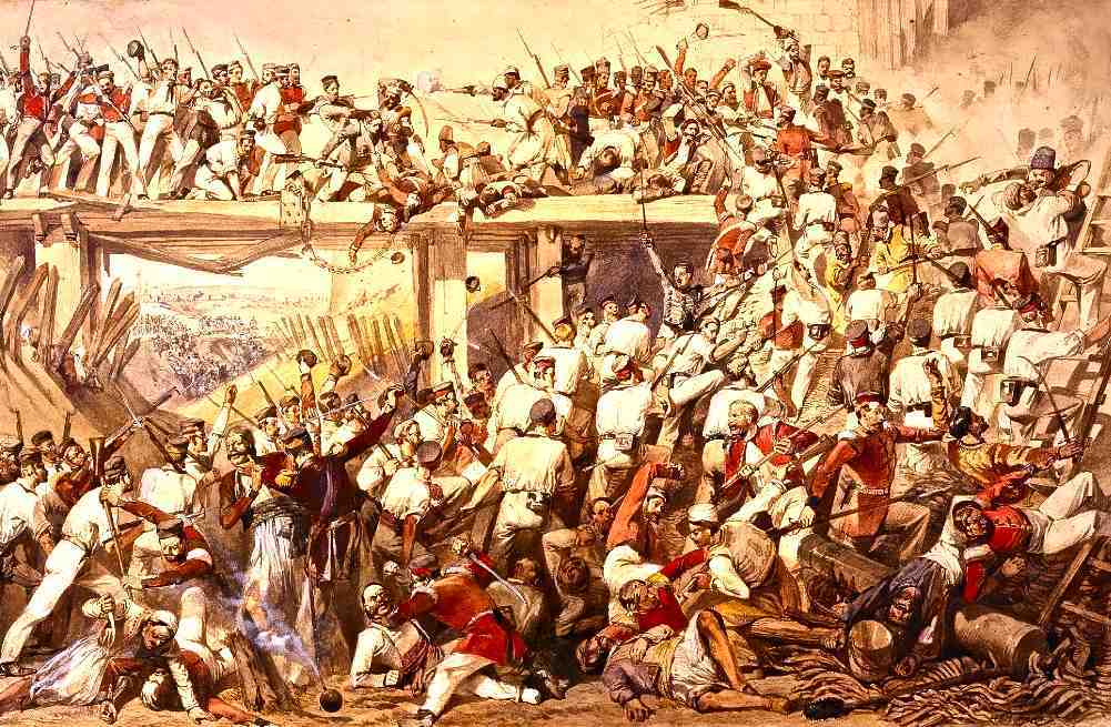 The storming of the Kashmir Gate in 1857-James Wilson