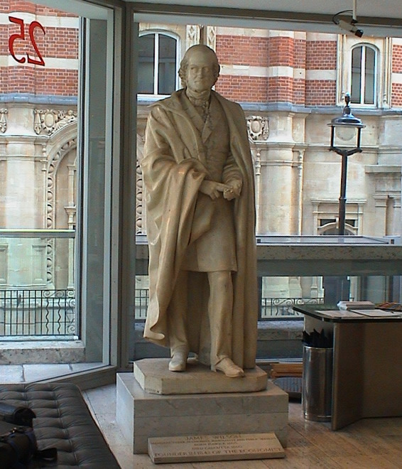 James Wilson Statue at Economist Headquarters, London